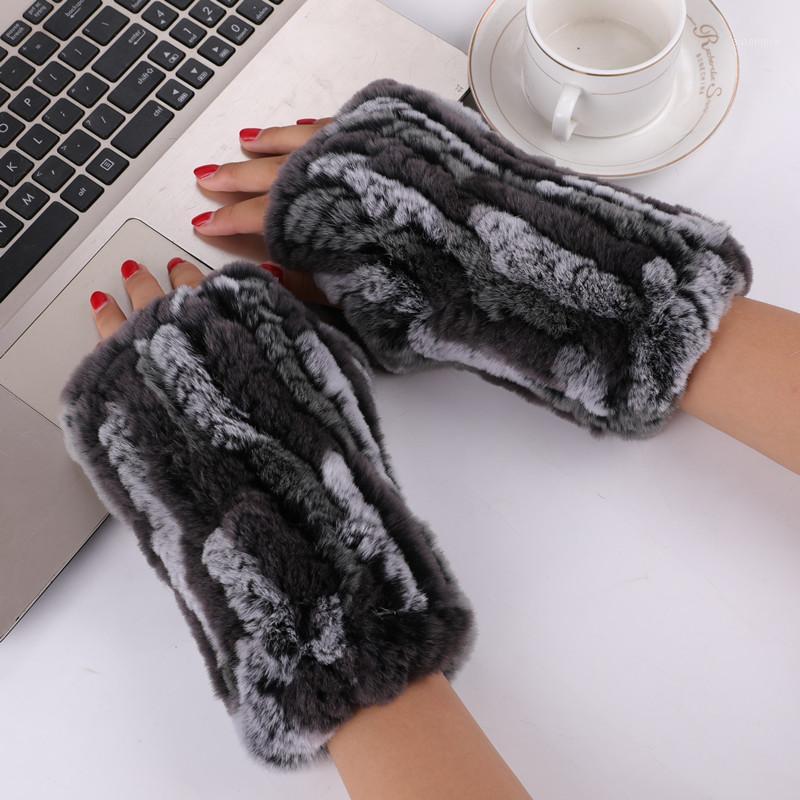 Women's 100% Real Rex Fur Knitted Gloves Ladies Winter Warm Fingerless Mittens Fluffy Soft1
Women's 100% Real Rex Fur Knitted Gloves Ladies Winter Warm Fingerless Mittens Fluffy Soft1