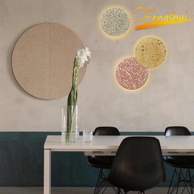 Modern Colorful Marble LED Wall Lamp Simple Circular Lighting Wall Lights Used In Hotel Living Room Art Interior Decoration
Modern Colorful Marble LED Wall Lamp Simple Circular Lighting Wall Lights Used In Hotel Living Room Art Interior Decoration