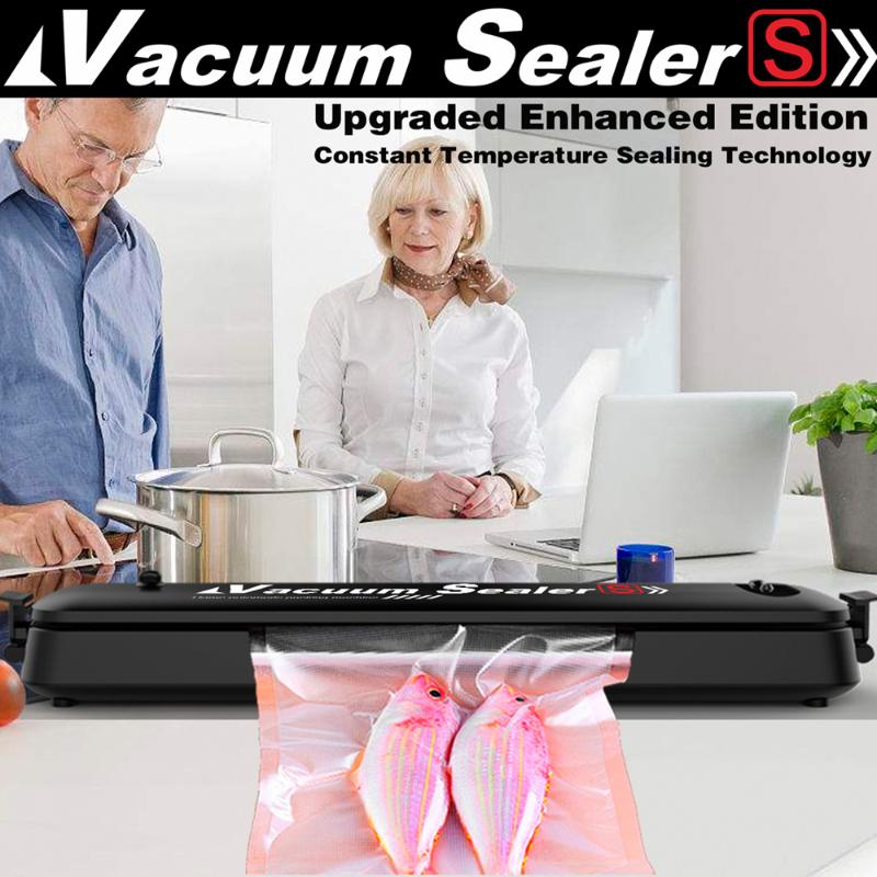 Household Vacuum Sealer Automatic Vacuum Air Sealing Machine for Preservation Packaging with 15PCS Sealer Bags
Household Vacuum Sealer Automatic Vacuum Air Sealing Machine for Preservation Packaging with 15PCS Sealer Bags