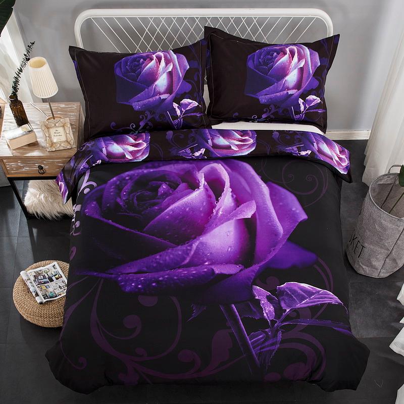 Purple Flower 3D Print Rose Comforter Bedding Set Queen Single Duvet Cover Pillowcase Home Luxury Bedclothes Scenery Roman
Purple Flower 3D Print Rose Comforter Bedding Set Queen Single Duvet Cover Pillowcase Home Luxury Bedclothes Scenery Roman