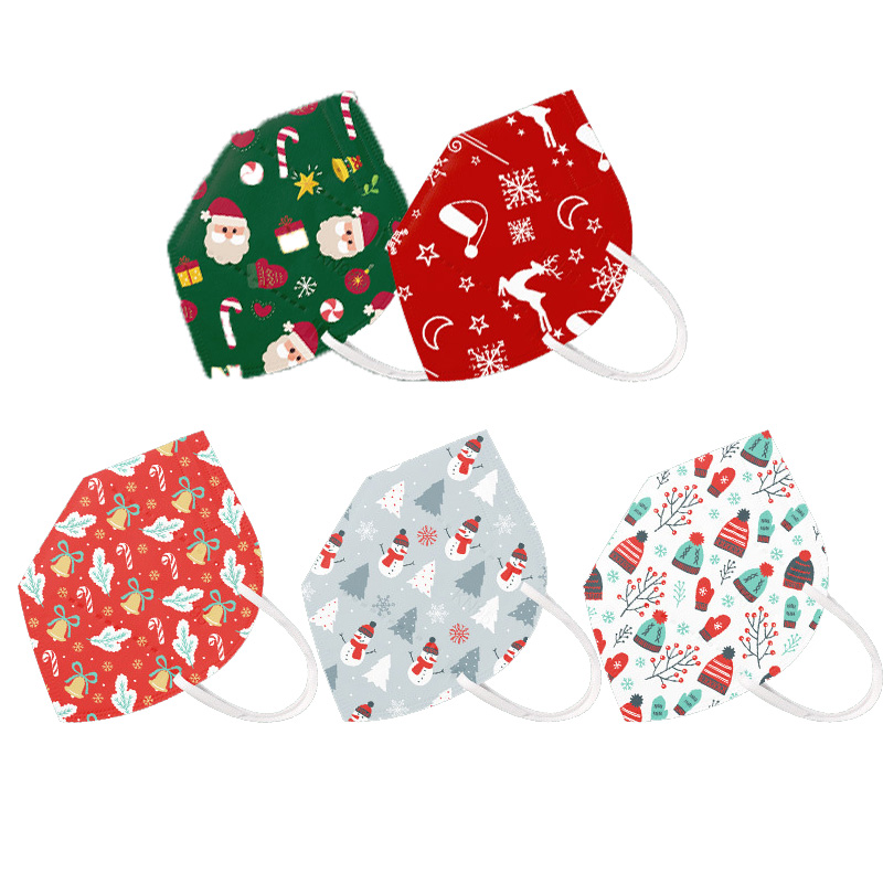 Christmas fashion KN95 disposable 5 Layer Non-woven face masks earloop dust-proof masque 10 Styles Print Santa
Christmas fashion KN95 disposable 5 Layer Non-woven face masks earloop dust-proof masque 10 Styles Print Santa