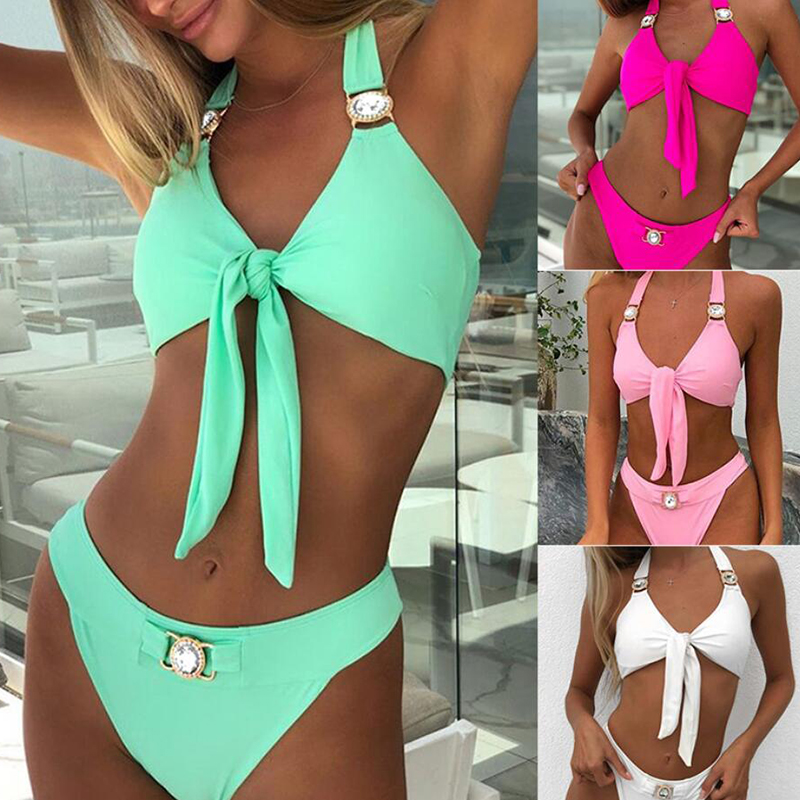 Bikini Bandage Swimsuit Diamond Decoration 2021 Summer Swimwear Bikini Sets Sexy Low Waist Female Swimsuit, Green
Bikini Bandage Swimsuit Diamond Decoration 2021 Summer Swimwear Bikini Sets Sexy Low Waist Female Swimsuit, Green