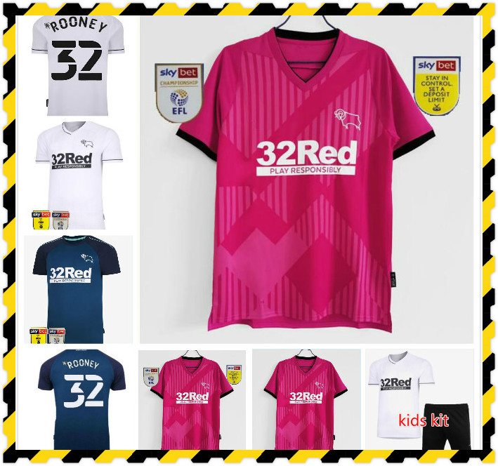 32 rooney 20 21 Derby County soccer jerseys home away 2020 2021 camisetas de fútbol MARRIOTT LAWRENCE WAGHORN man + kids kit football shirt, Away 1
32 rooney 20 21 Derby County soccer jerseys home away 2020 2021 camisetas de fútbol MARRIOTT LAWRENCE WAGHORN man + kids kit football shirt, Away 1