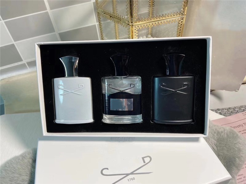 New discount perfume 3 pcs sets Aventus Tweed Silver mountain water fragrance long lasting time cologne 30ml*3 от DHgate WW