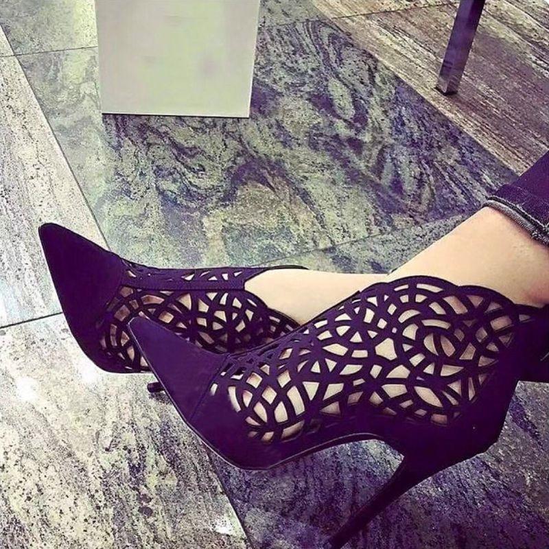 Summer shoes woman high heels hollow out sandals ankle boots sexy black stiletto pointed toe ladies pumps zapatos de mujer
Summer shoes woman high heels hollow out sandals ankle boots sexy black stiletto pointed toe ladies pumps zapatos de mujer