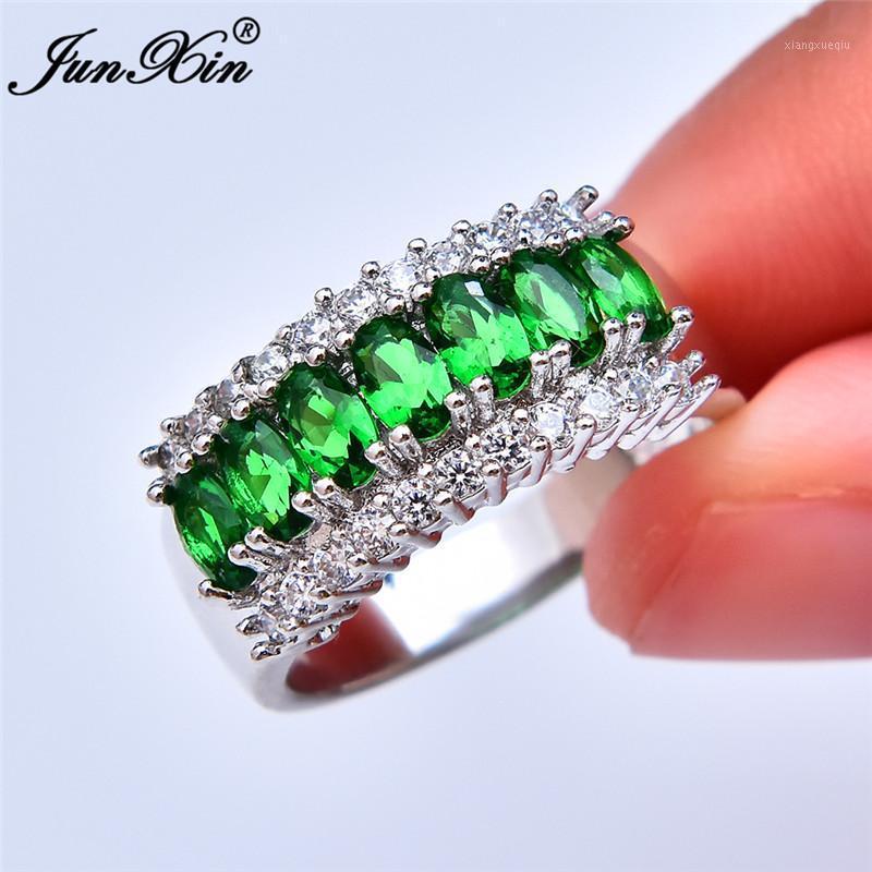 Cluster Rings 13 Colors Female Big Crystal Green Zircon Stone Ring Fashion Silver Color Wedding Jewelry Promise Engagement For Women, Golden;silver
Cluster Rings 13 Colors Female Big Crystal Green Zircon Stone Ring Fashion Silver Color Wedding Jewelry Promise Engagement For Women, Golden;silver