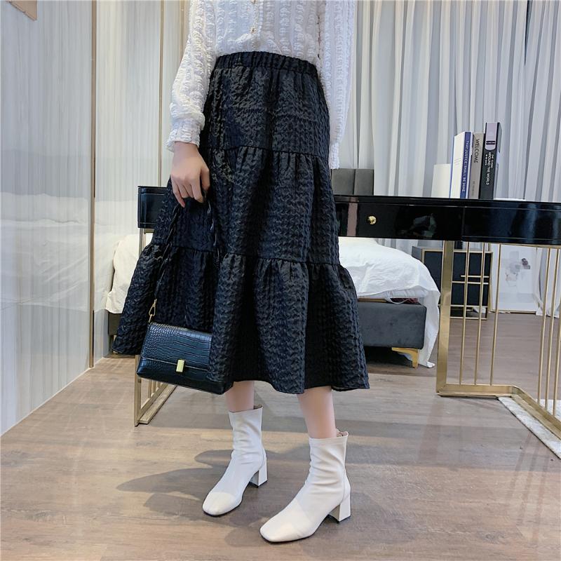 Women Autumn Spring Skirt Solid Color Side Zipper Long Pendulum Skirt Lady Fashion Classy Big Swing Black Coffee Skirts
Women Autumn Spring Skirt Solid Color Side Zipper Long Pendulum Skirt Lady Fashion Classy Big Swing Black Coffee Skirts
