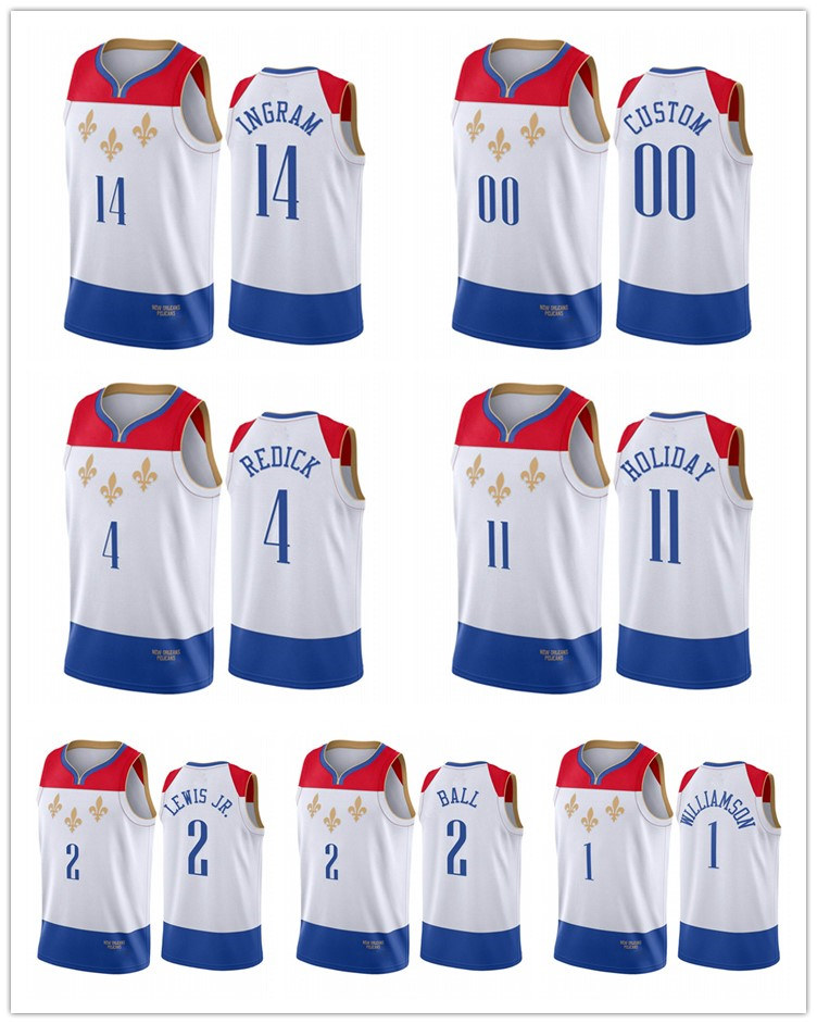 Pelican MEN Brandon Ingram Lonzo Ball Kira Lewis Jr. Zion Williamson City fleur-de-lis basketball Jersey
Pelican MEN Brandon Ingram Lonzo Ball Kira Lewis Jr. Zion Williamson City fleur-de-lis basketball Jersey