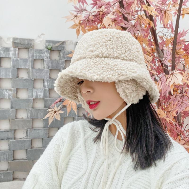 Women Hat Solid Artificial Fur Warm Female Cap Faux Fur Winter Bucket Hat for Women Outdoor Sunscreen Sun Panama Lady Cap, Black
Women Hat Solid Artificial Fur Warm Female Cap Faux Fur Winter Bucket Hat for Women Outdoor Sunscreen Sun Panama Lady Cap, Black