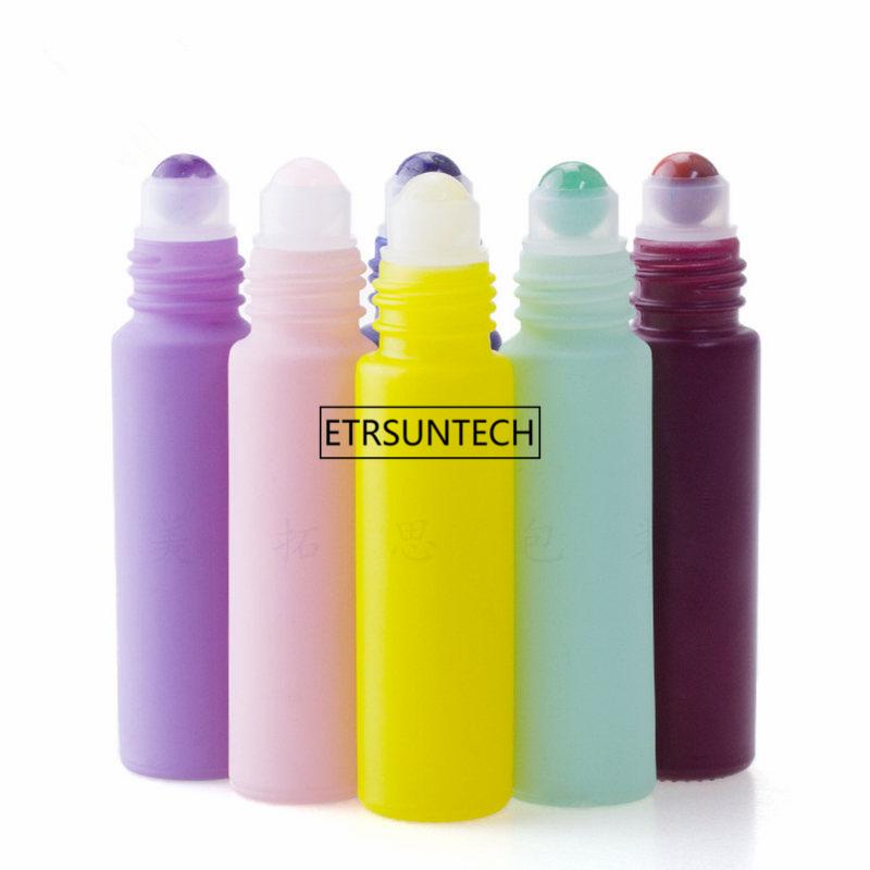 100pcs 10ml Glass Essential Oil Bottle with Natural Gemstone Roller Ball Empty Refillable Perfume Bottles Liquid Roll On F3024
100pcs 10ml Glass Essential Oil Bottle with Natural Gemstone Roller Ball Empty Refillable Perfume Bottles Liquid Roll On F3024