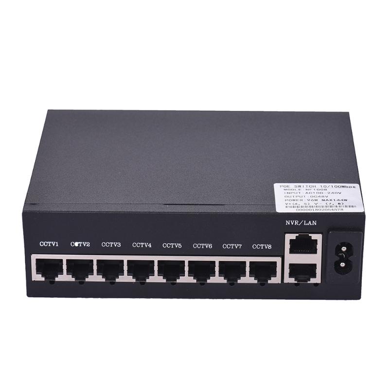 POE Switch 8 Ethernet Port 2 Uplink Ethernet Port 1.6Gbps IEEE 802.3at Power Over 10/100Mbps Switch Power Adapter
POE Switch 8 Ethernet Port 2 Uplink Ethernet Port 1.6Gbps IEEE 802.3at Power Over 10/100Mbps Switch Power Adapter