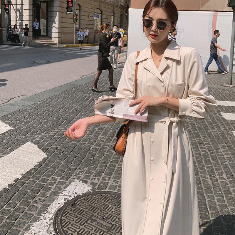 Women Vintage Trench With Belt Autumn Winter Vogue Double Breasted Elegant Windbreaker Ladies Streetwear Casual Long Wind Coat, Ivory
Women Vintage Trench With Belt Autumn Winter Vogue Double Breasted Elegant Windbreaker Ladies Streetwear Casual Long Wind Coat, Ivory