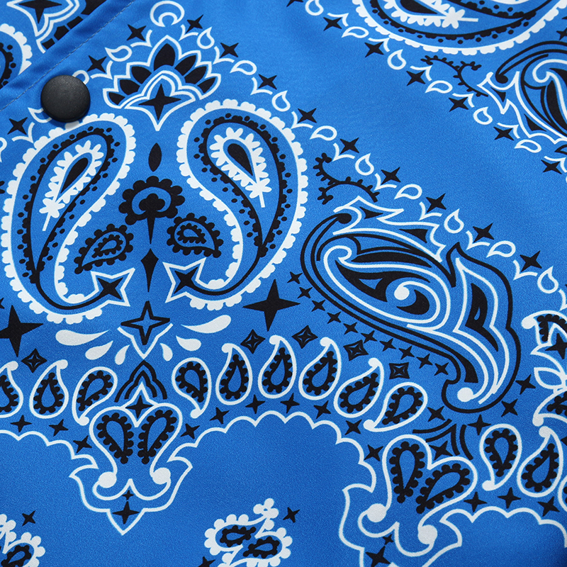 Mens Wear Hip Hop Bandana Paisley Pattern Bomber Jackets Windbreaker Harajuku Streetwear Autumn Casual Coats Tops Clothing 201218