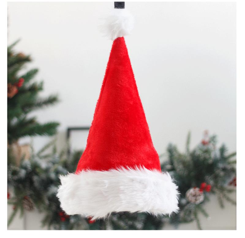New Year Thick Plush Christmas Hat Adult Children Christmas Decorations Family Holiday Santa Gift Warm Winter, 62cm
New Year Thick Plush Christmas Hat Adult Children Christmas Decorations Family Holiday Santa Gift Warm Winter, 62cm