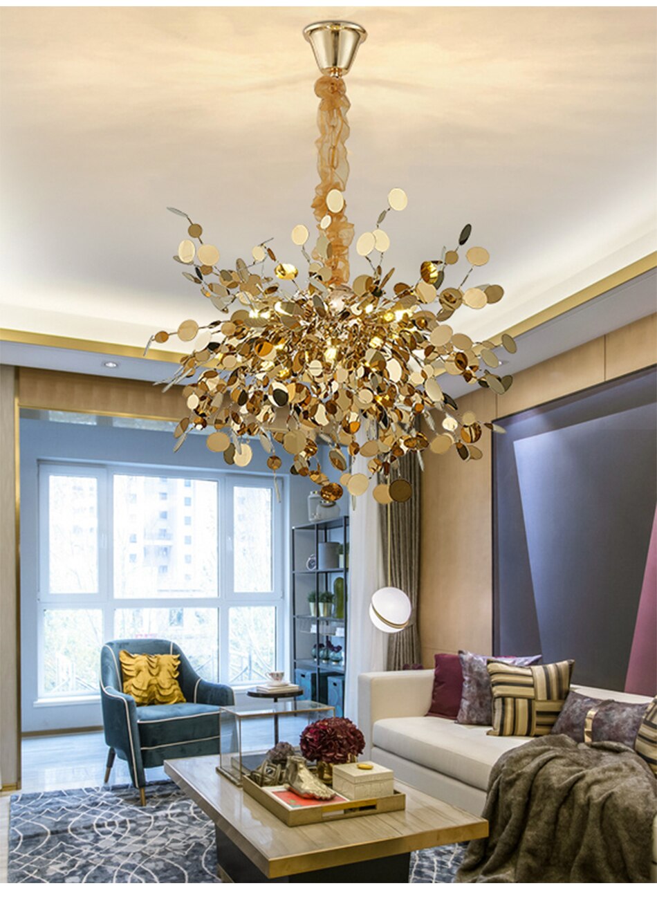 Modern Branch chandelier lighting DIY Nordic design Gold stainless chain lamp living room dining room bedroom led light fixtures
Modern Branch chandelier lighting DIY Nordic design Gold stainless chain lamp living room dining room bedroom led light fixtures