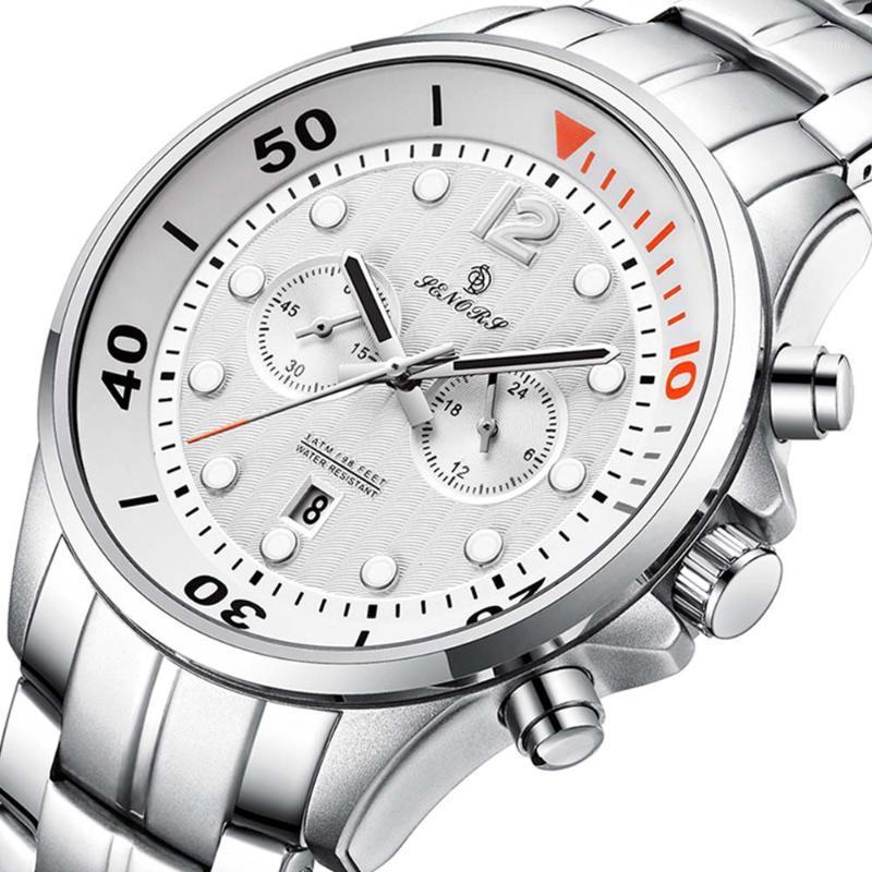 Sport Chronograph Fashion Watches Men Stainless Steel Band Waterproof Quartz Watch White Saat dropshipping 20201
Sport Chronograph Fashion Watches Men Stainless Steel Band Waterproof Quartz Watch White Saat dropshipping 20201