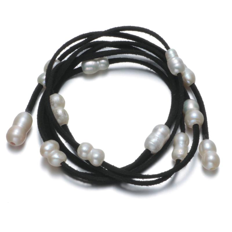 XL0073a Multifunctional DIY Changeable Freshwater Pearl Bracelet Black Flocking Bracelet For Women
XL0073a Multifunctional DIY Changeable Freshwater Pearl Bracelet Black Flocking Bracelet For Women