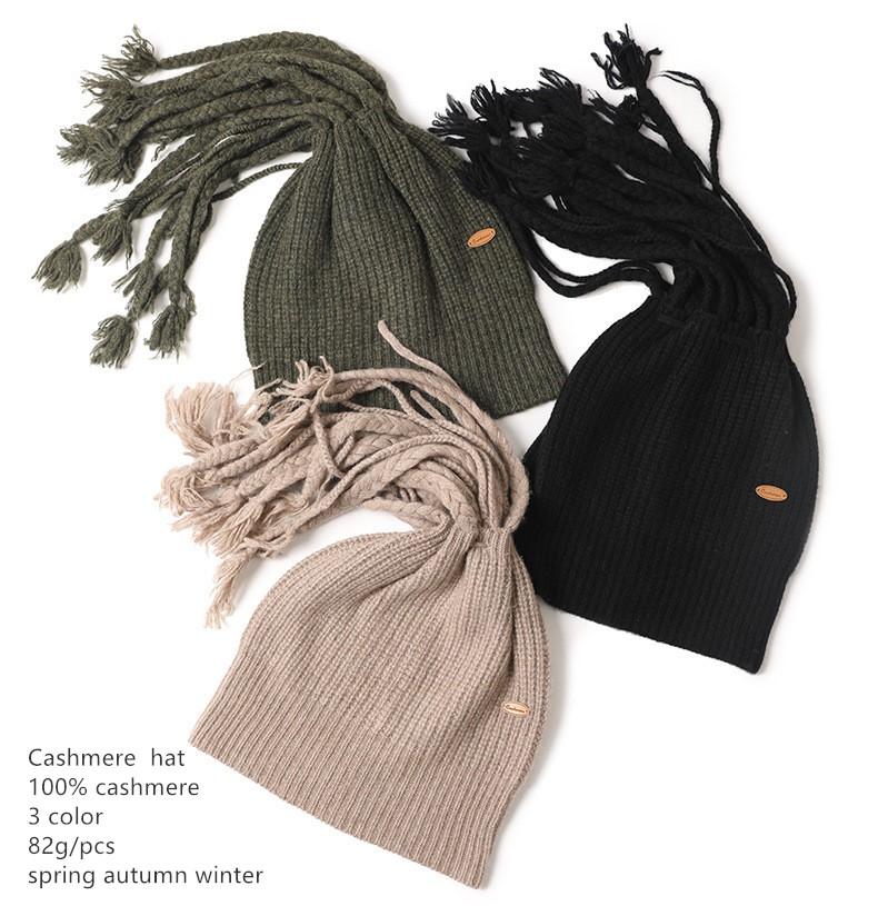 Naizaiga 100% cashmere camel black knitted cashmere braid decoration hat unisex hat for autumn winter hat, SN768
Naizaiga 100% cashmere camel black knitted cashmere braid decoration hat unisex hat for autumn winter hat, SN768