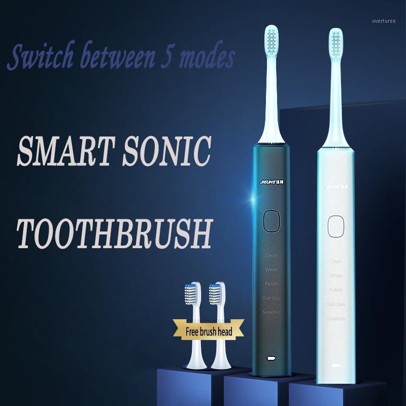 Smart Sonic Electric Timer Toothbrush 5 Mode Powerful USB Charge Rechargeable Electronic Whitening Automatic Tooth Brush1
Smart Sonic Electric Timer Toothbrush 5 Mode Powerful USB Charge Rechargeable Electronic Whitening Automatic Tooth Brush1