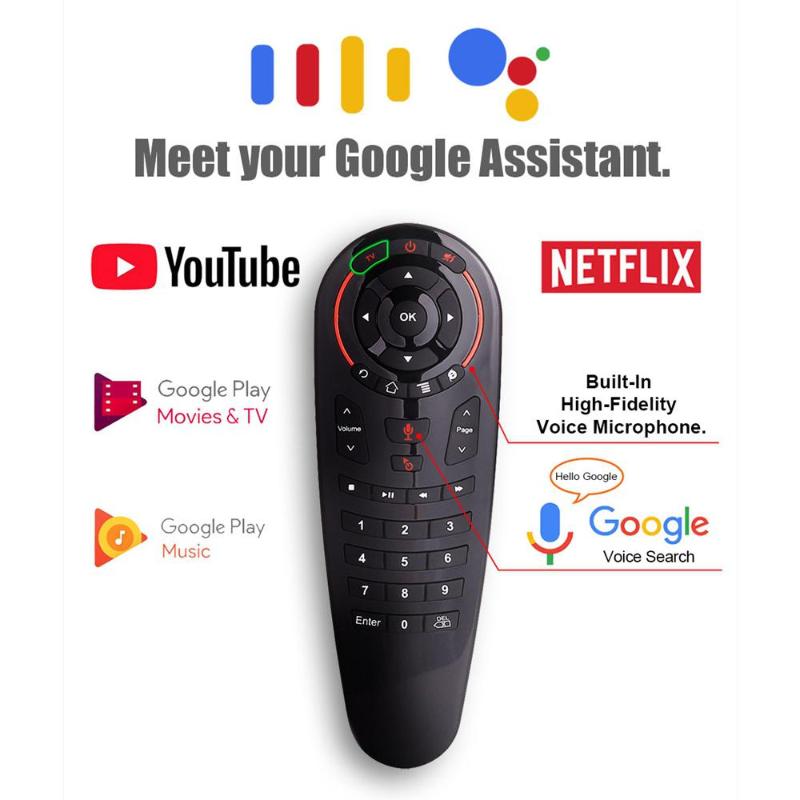 Remote Control 2.4G Wireless Voice Air Mouse 33 Keys IR Learning Gyro Sensing Smart Remote For Game Android TV Box R20
Remote Control 2.4G Wireless Voice Air Mouse 33 Keys IR Learning Gyro Sensing Smart Remote For Game Android TV Box R20