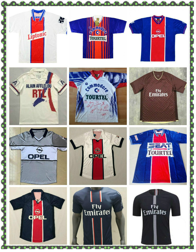 Retro Soccer Jerseys Paris 1995 1996 12 13 RONALDINHO Men OKOCHA WEAH ANELKA Loko RAI 01 02 Home Away Vintage Classic Old Football Shirts, Black;yellow
Retro Soccer Jerseys Paris 1995 1996 12 13 RONALDINHO Men OKOCHA WEAH ANELKA Loko RAI 01 02 Home Away Vintage Classic Old Football Shirts, Black;yellow