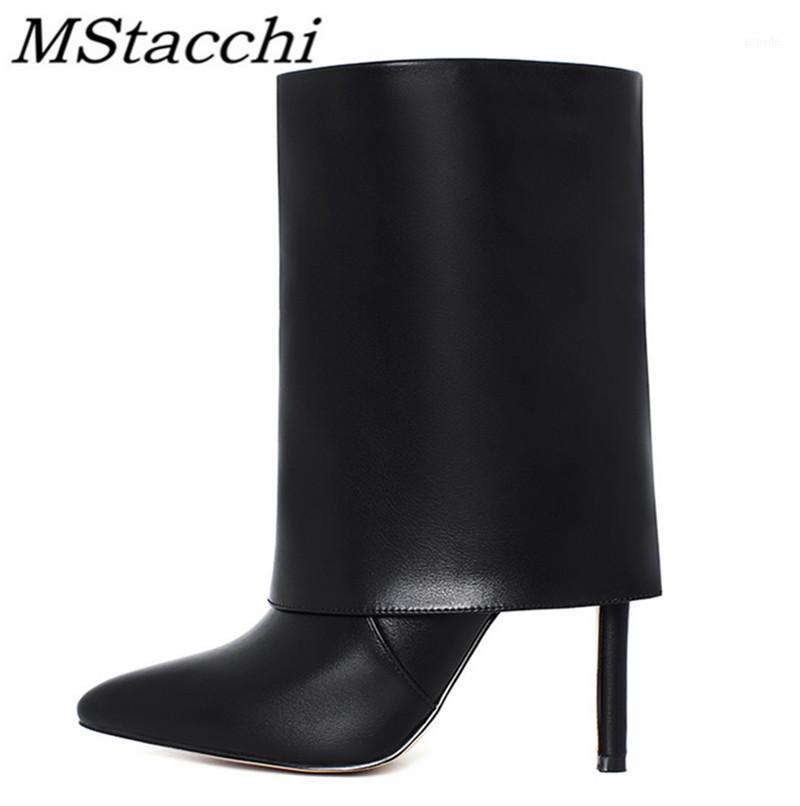 MStacchi All-match Women's Boots Leather Thin Heel Eversion Pointed Toe Black Beown Boots 2020 Winter Botas Mujer Leisure1
MStacchi All-match Women's Boots Leather Thin Heel Eversion Pointed Toe Black Beown Boots 2020 Winter Botas Mujer Leisure1