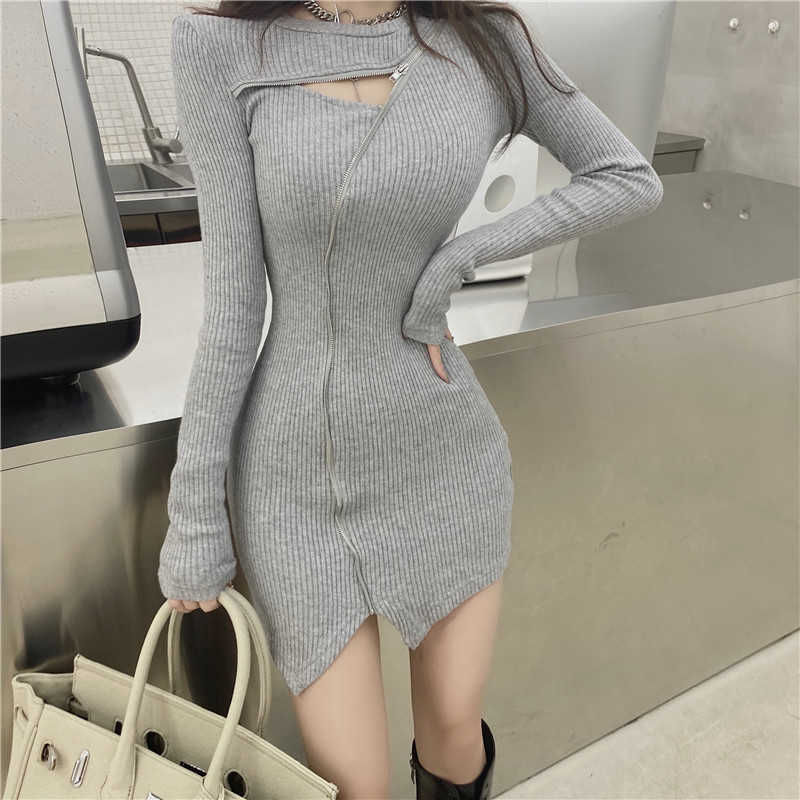 2021 Sexy Girl New Winter Skinny Zipper Mesh Mini Fashion Long Sleeve Black Punk Dress VBAY
2021 Sexy Girl New Winter Skinny Zipper Mesh Mini Fashion Long Sleeve Black Punk Dress VBAY