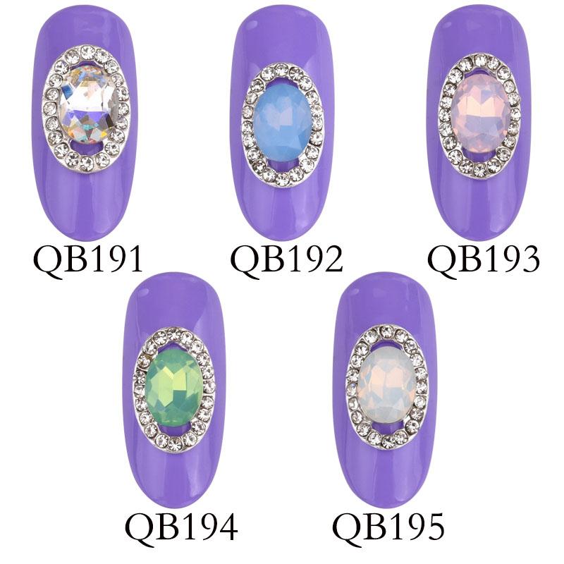 10pcs3D Colored Glass Rhinestone Design Manicure Ornament Charm Oval Shape Silver Alloy Nail Accessories QB191-196
10pcs3D Colored Glass Rhinestone Design Manicure Ornament Charm Oval Shape Silver Alloy Nail Accessories QB191-196