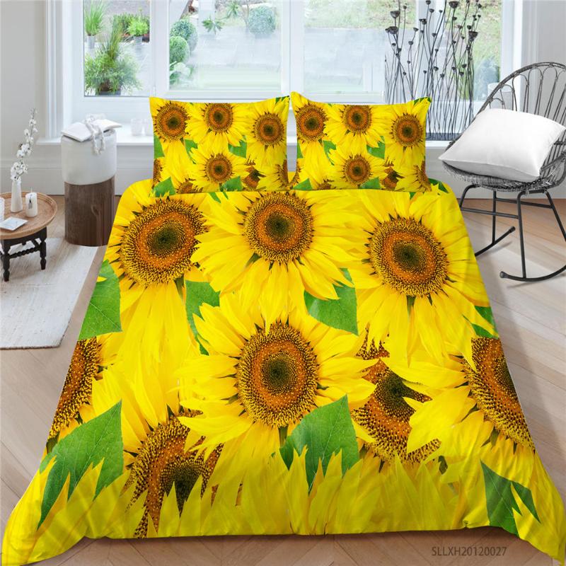 3D Floral Bed Set Single Beautiful Sunflowers Duvet Cover For Kids Queen Full Double King Size Bedding Set High End, Style 6
3D Floral Bed Set Single Beautiful Sunflowers Duvet Cover For Kids Queen Full Double King Size Bedding Set High End, Style 6
