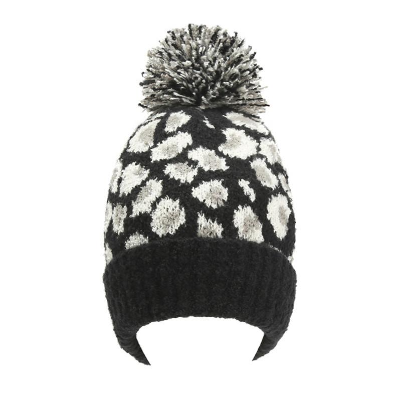 Warm Winter Autumn Hats for Women Fashion Leopard Pattern Knitted Soft Casual Beanies Female Caps with Top Hair Ball Decor Hat
Warm Winter Autumn Hats for Women Fashion Leopard Pattern Knitted Soft Casual Beanies Female Caps with Top Hair Ball Decor Hat