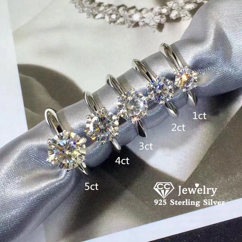 Wedding Rings Trendy Jewelry For Women 1-5ct Cubic Zirconia 6 Promise Bridal Ring Bijoux Femme Drop 16111
Wedding Rings Trendy Jewelry For Women 1-5ct Cubic Zirconia 6 Promise Bridal Ring Bijoux Femme Drop 16111