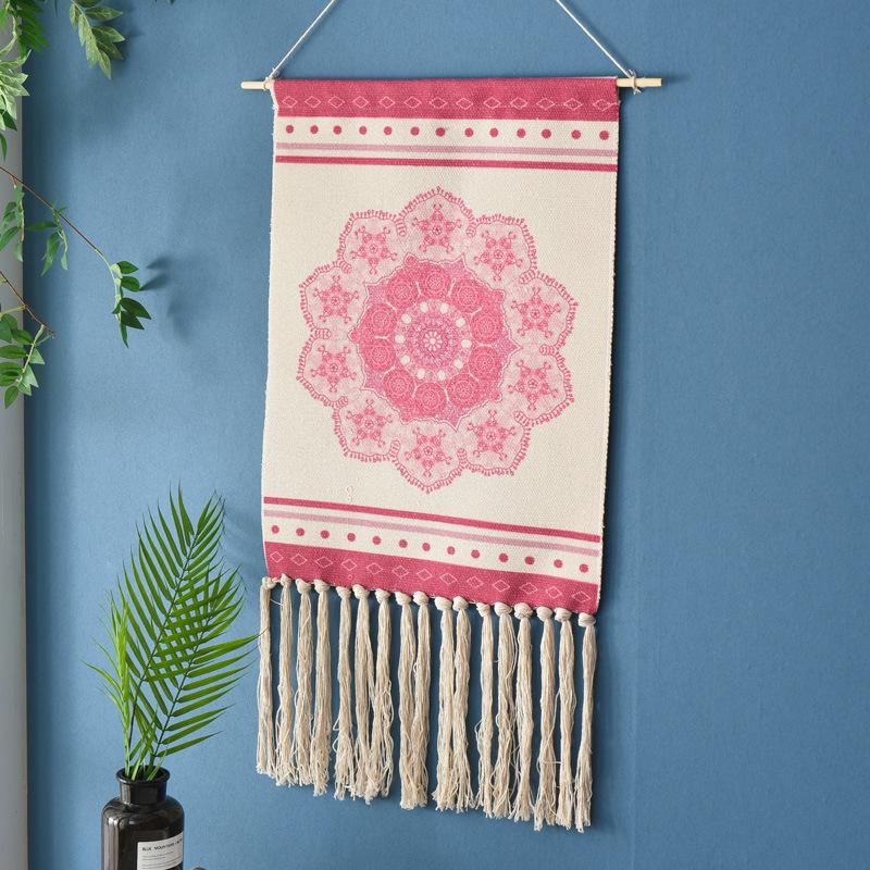 Woven Macrame Wall Hanging Boho Tapestry Home Nursery Wall Decor Retro Tassels Tapestry Geometric Pattern
Woven Macrame Wall Hanging Boho Tapestry Home Nursery Wall Decor Retro Tassels Tapestry Geometric Pattern