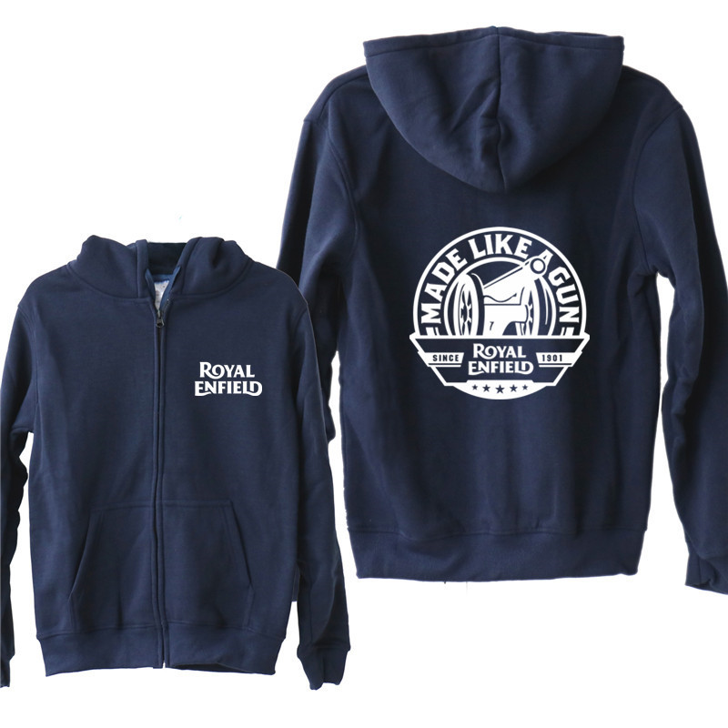 New Royal Enfield Motorcycle Hoodies Autumn Fleece Zipper Jacket Royal Enfield Sweatshirt Men Pullover C1116, As picture
New Royal Enfield Motorcycle Hoodies Autumn Fleece Zipper Jacket Royal Enfield Sweatshirt Men Pullover C1116, As picture