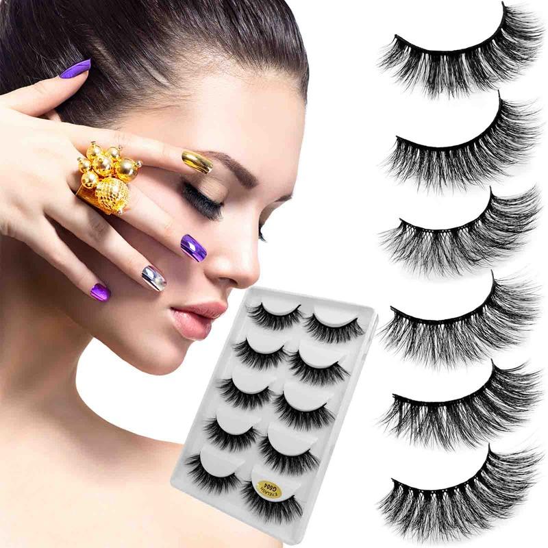 5 Pairs Multipack 3D Mink Lashes False Eyelashes Handmade Wispy Fluffy Long Lashes Makeup Tools Eye
5 Pairs Multipack 3D Mink Lashes False Eyelashes Handmade Wispy Fluffy Long Lashes Makeup Tools Eye
