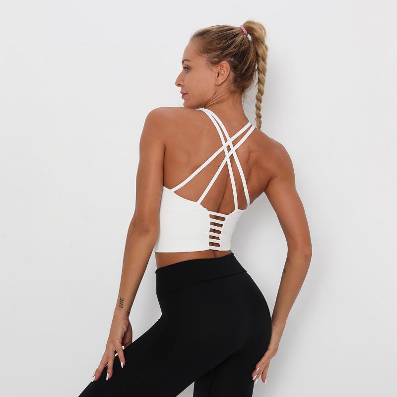 Women Sports Bra Top Running Vest Sexy Strappy Cross Back Shockproof Yoga Bras Push Up Sportswear Fitness Shirt Crop Jersey1, Blue
Women Sports Bra Top Running Vest Sexy Strappy Cross Back Shockproof Yoga Bras Push Up Sportswear Fitness Shirt Crop Jersey1, Blue