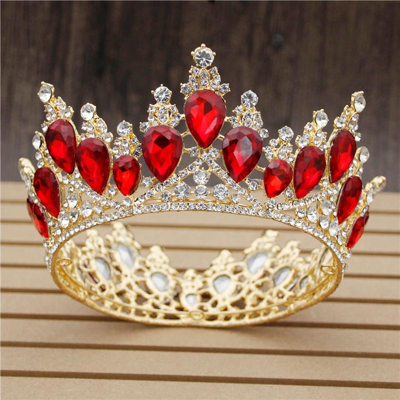 Fashion Crowns Baroque Luxury Crystal Bridal Crown Tiaras Light Gold Diadem Tiaras for Women Bride Wedding Hair Accessories
Fashion Crowns Baroque Luxury Crystal Bridal Crown Tiaras Light Gold Diadem Tiaras for Women Bride Wedding Hair Accessories