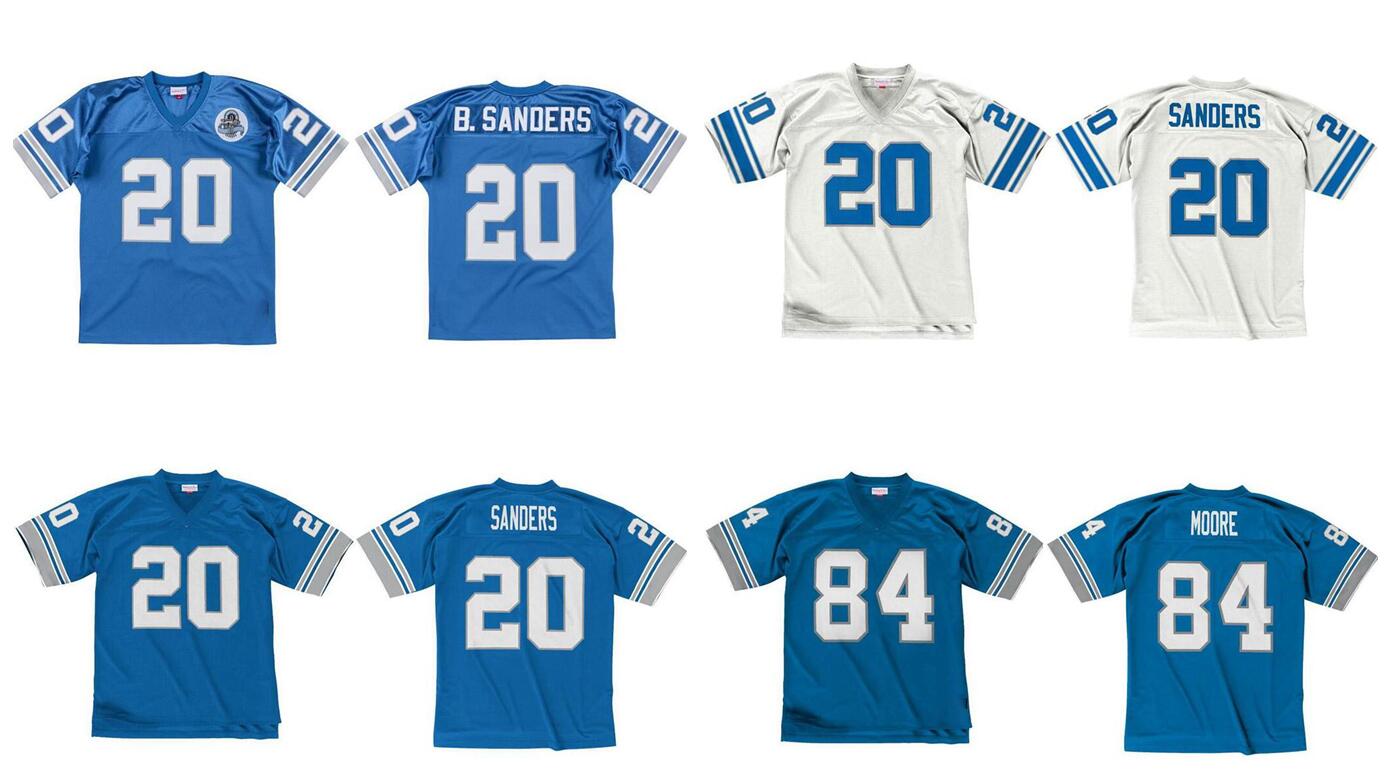 Stitched football Jersey 20 Barry Sanders 84 Herman Moore 1996 Mitchell & Ness retro Rugby jerseys Men Women Youth S-6XL, Stitched jersey
Stitched football Jersey 20 Barry Sanders 84 Herman Moore 1996 Mitchell & Ness retro Rugby jerseys Men Women Youth S-6XL, Stitched jersey