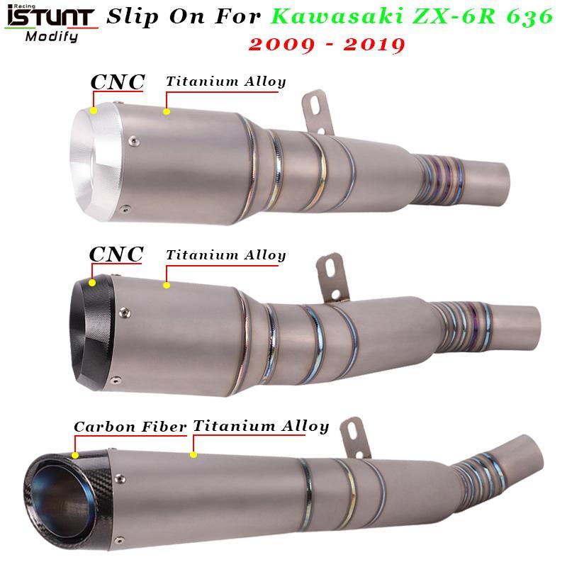 Slip On For ZX-6R ZX6R 636 Motorcycle GP Exhaust Escape Modified Titanium Alloy Middle Link Pipe Carbon Fiber Muffler1
Slip On For ZX-6R ZX6R 636 Motorcycle GP Exhaust Escape Modified Titanium Alloy Middle Link Pipe Carbon Fiber Muffler1