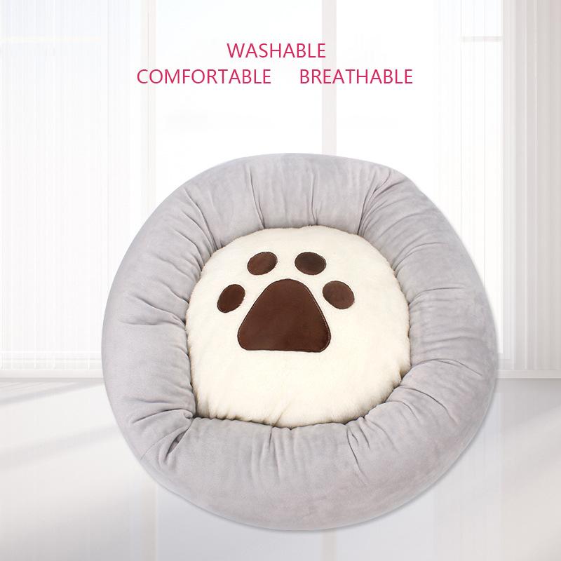 Four Seasons Universal Dog Bed Sofa Feet Removable and Washable Soft Round Doghouse Kitten Bed Pet Beds Kawaii Dog Foot Shape 
Four Seasons Universal Dog Bed Sofa Feet Removable and Washable Soft Round Doghouse Kitten Bed Pet Beds Kawaii Dog Foot Shape