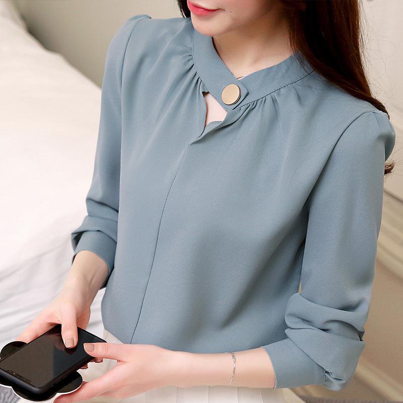 MISSKY Women Shirt Solid Color Spring Autumn Loose Stand Collar Shirt Sweet Style Long Sleeve Chiffon Blouse Female Tops New, White
MISSKY Women Shirt Solid Color Spring Autumn Loose Stand Collar Shirt Sweet Style Long Sleeve Chiffon Blouse Female Tops New, White