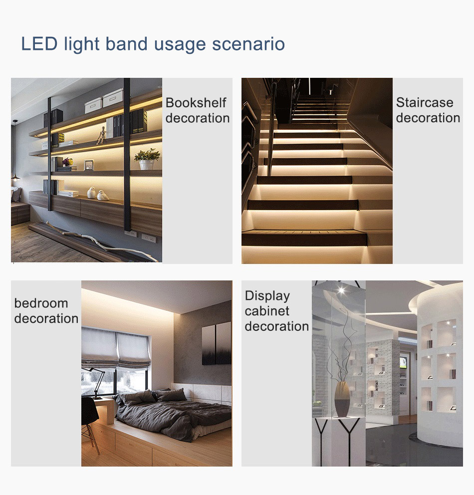 Discount 5M USB Tira led Stripe Light Waterproof Flexible Lamp Tape Motion Sensor Kitchen Closet Cabinet Stair Night Light Led Lamp Strip