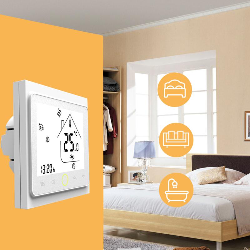 Electric Heating Thermostat with Touchscreen LCD Display Energy 16A Saving Smart Thermostat Temperature Controller safe reliable
Electric Heating Thermostat with Touchscreen LCD Display Energy 16A Saving Smart Thermostat Temperature Controller safe reliable