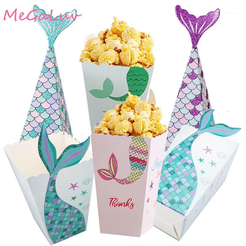 6/5pcs Purple Green Mermaid Popcorn Boxes Candy Bags Holder Popcorn Containers for Kids Mermaid Party Birthday Party Supplies1
6/5pcs Purple Green Mermaid Popcorn Boxes Candy Bags Holder Popcorn Containers for Kids Mermaid Party Birthday Party Supplies1