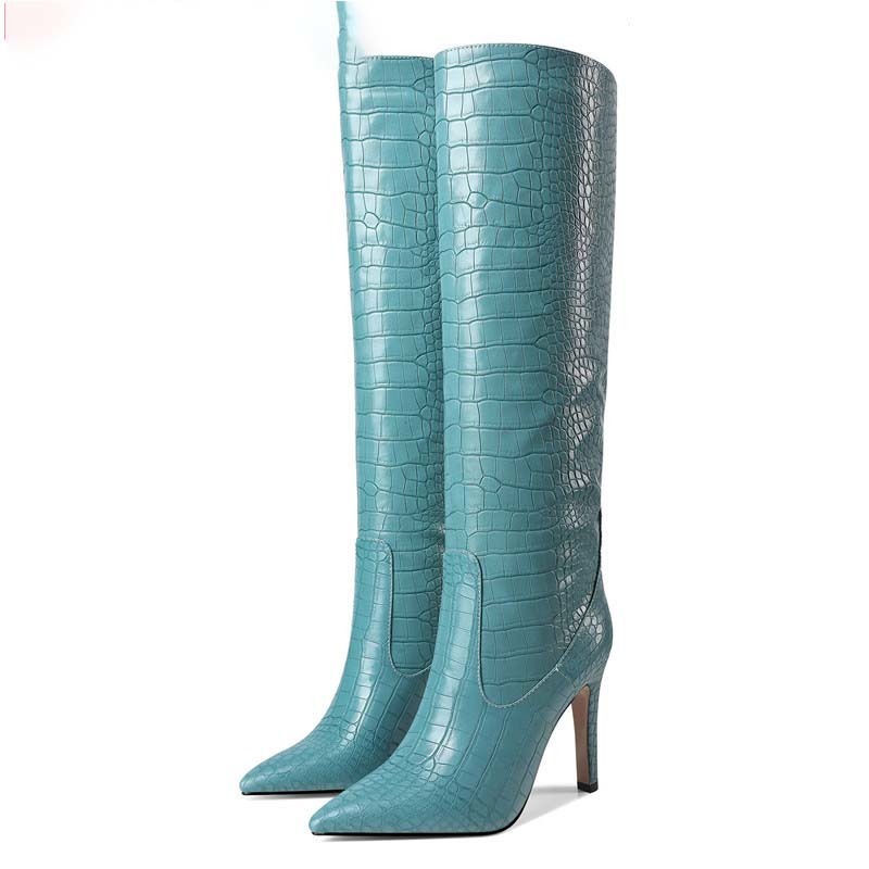 Morazora 2020 tamanho grande 34-43 femininas sexy salto alto extremo apontou toe senhoras sapatos inverno 5 cores joelho botas altas, Sky blue
Morazora 2020 tamanho grande 34-43 femininas sexy salto alto extremo apontou toe senhoras sapatos inverno 5 cores joelho botas altas, Sky blue