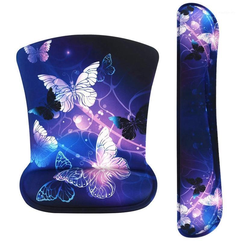 Keyboard Wrist Rest Pad and Mouse Wrist Rest Support Mouse Pad Set, Non Slip Rubber Base Support Butterfly1
Keyboard Wrist Rest Pad and Mouse Wrist Rest Support Mouse Pad Set, Non Slip Rubber Base Support Butterfly1