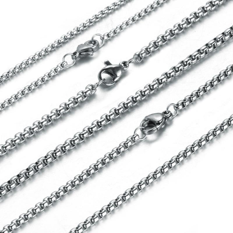 Chains 2/3/4/5/7mm Wide Gold Silvercolor 316L Stainless Steel Box Chain Necklace Matching Pendant Fashion Choker Gift 7-40inch, Silver
Chains 2/3/4/5/7mm Wide Gold Silvercolor 316L Stainless Steel Box Chain Necklace Matching Pendant Fashion Choker Gift 7-40inch, Silver