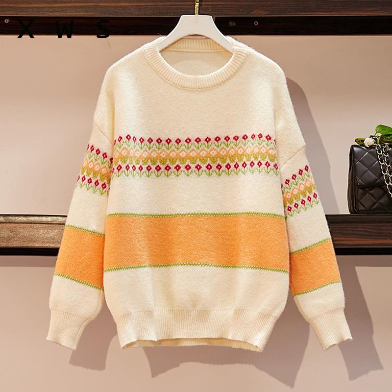 Women Flower Pull Sweaters Oneck Long Sleeve Casaul Pullover Sweaters Japaniese Style Cute Outwear Knit Loose Floral Jumpe, Beige
Women Flower Pull Sweaters Oneck Long Sleeve Casaul Pullover Sweaters Japaniese Style Cute Outwear Knit Loose Floral Jumpe, Beige