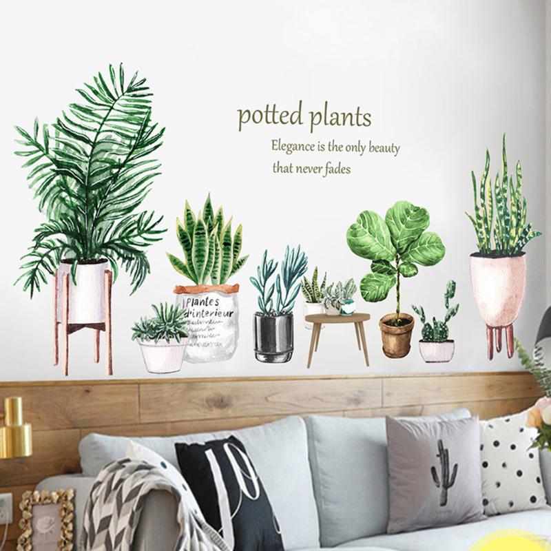 #40 Plant Wall Sticker Diy 2pcs Creative Plant Wall Decoration Paste Room Layout Paste Kitchen Bedroom Stickers Decor
#40 Plant Wall Sticker Diy 2pcs Creative Plant Wall Decoration Paste Room Layout Paste Kitchen Bedroom Stickers Decor