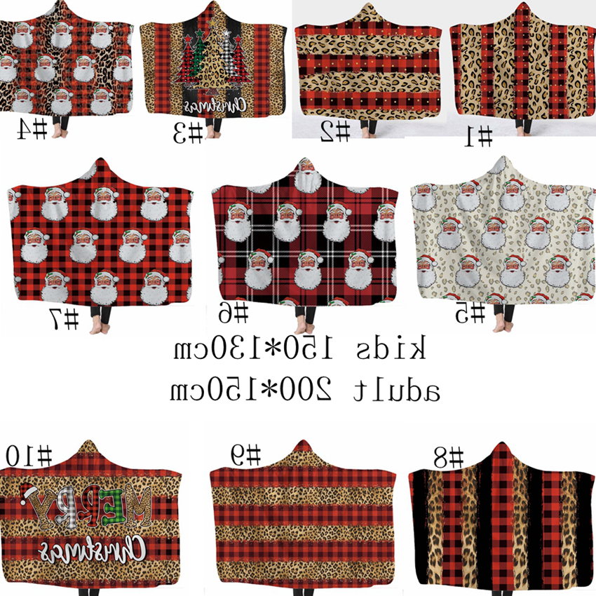 Kids Hooded Christmas Blanket Leopaid Plaid Thick Sherpa Fleece Blankets Soft Warm Sofa Throw Towel Quilt
Kids Hooded Christmas Blanket Leopaid Plaid Thick Sherpa Fleece Blankets Soft Warm Sofa Throw Towel Quilt
