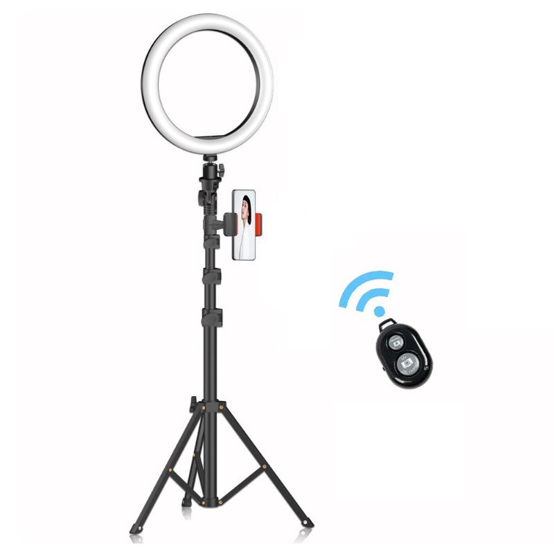 LED Ring Light Kit 10 Inch 3000K-6000K Ringlight USB Powered with Ball Head Phone Holders Tripod Shutter for Makeup Live Stream
LED Ring Light Kit 10 Inch 3000K-6000K Ringlight USB Powered with Ball Head Phone Holders Tripod Shutter for Makeup Live Stream